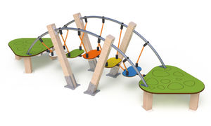parcour d'obstacles pour aire de jeux