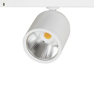 éclairage sur rail à LED / rond / en aluminium / en aluminium anodisé