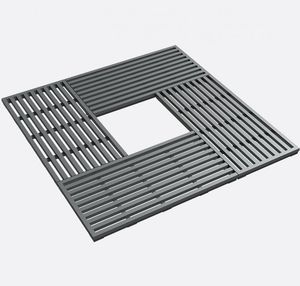 grille d'arbre carrée