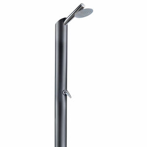 douche de jardin solaire / en acier inoxydable