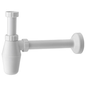 siphon de lavabo en plastique