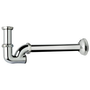 siphon de lavabo en laiton
