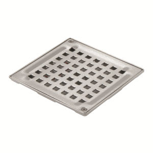 bonde de douche en acier inox