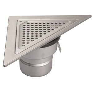 bonde de douche en acier inox