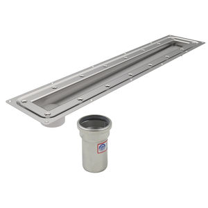 caniveau de douche en acier inox