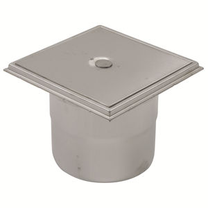 siphon de sol en acier inox