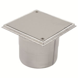 siphon de sol en acier inox