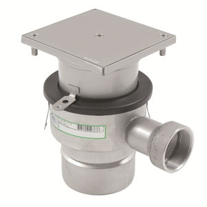 siphon de sol en acier inox