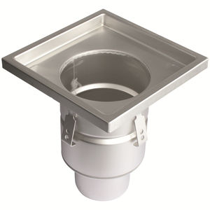 siphon de sol en acier inox