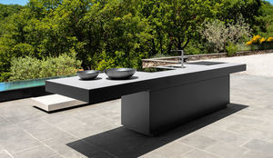 îlot de cuisine en aluminium 1