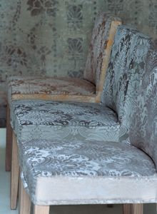 tissu d'ameublement / à motif / en soie