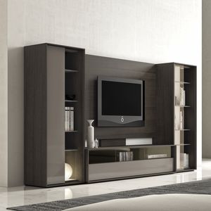 ensemble TV mural contemporain 1