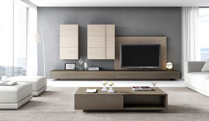 ensemble TV mural contemporain 1