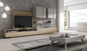 ensemble TV mural contemporain 1