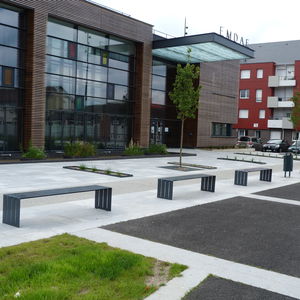 banc public contemporain