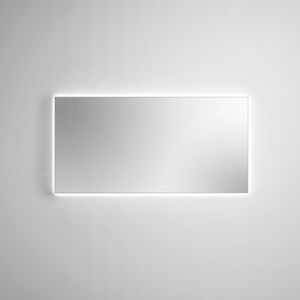 miroir de salle de bain mural / lumineux (LED) / contemporain / rectangulaire