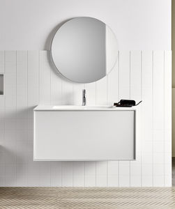 miroir de salle de bain mural / contemporain / rond