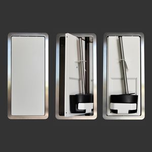 porte brosse de toilettes en métal