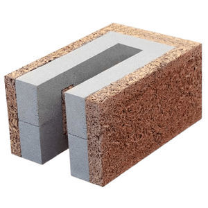 bloc de coffrage en polystyrène