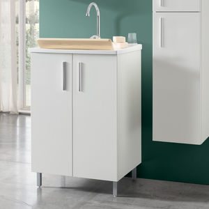 lavabo lave-linge sur pied