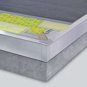 profilé de finition en aluminium / pour carrelage / chant droit
