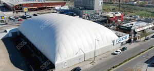 structure gonflable pour installation sportive