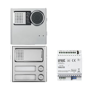 module d'interphone gris