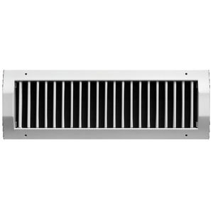 grille de soufflage en tôle d'acier