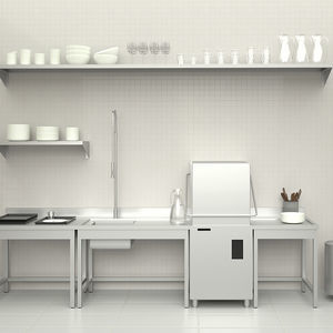 plan de travail en acier inoxydable