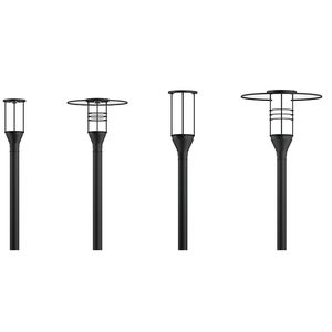 lampadaire urbain / contemporain / en polycarbonate / en fonte d'aluminium
