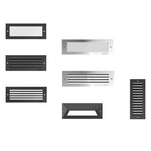 luminaire encastrable au mur / à LED / rectangulaire / d'extérieur