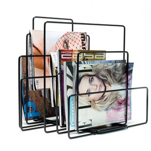 porte-revues contemporain / résidentiel / noir / blanc