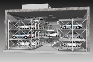 système de stationnement avec plate-forme