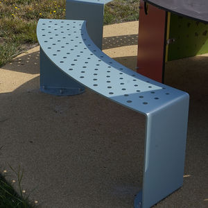 banc public / contemporain / en métal