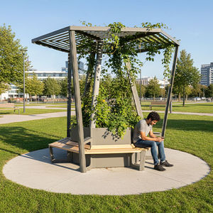 structure d'ombrage pour espace public 1