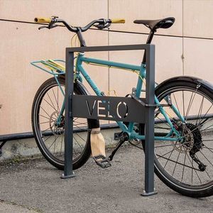 appui-vélo au sol