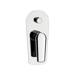mitigeur de douche / en laiton chromé / 2 trous / d'aiguillage
