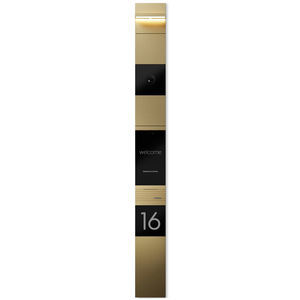 interphone audio cadre en aluminium