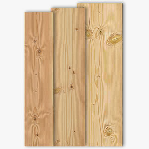 lames de terrasse en bois massif / en douglas / à coller / durables