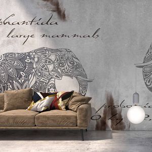 papier peint contemporain / en métal / à motif nature / à motif animalier