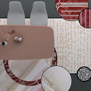 tapis contemporain / à motif / en polyamide / tufté
