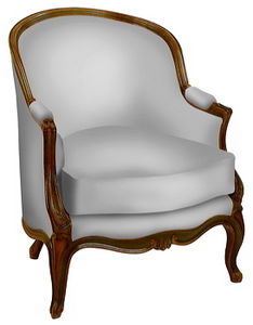 fauteuil de style Louis XV