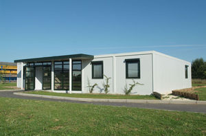 bâtiment modulaire / préfabriqué / en bois / pour bureau