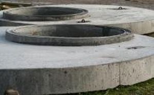 couvercle de regard en béton / rond