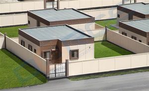 maison préfabriquée / modulaire / contemporaine / ossature métallique