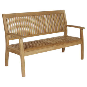 banc de jardin contemporain