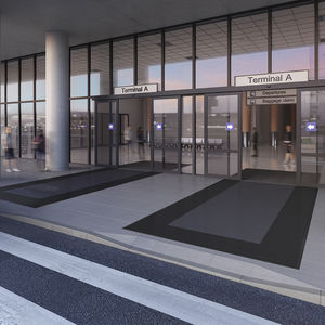 tapis d'entrée pour établissement public
