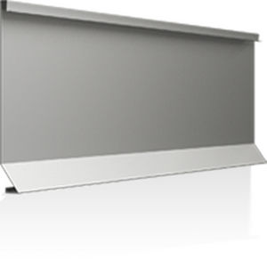 bardage en panneaux / en aluminium / lisse / à joint debout