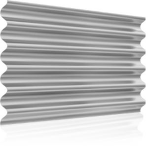 bardage en plaques / ondulé / pour façade ventilée
