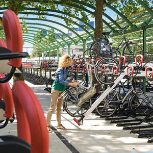 range-vélo mural